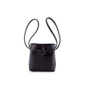Bond Mini Drawstring Bucket Handbag | Top Handle Handbag In Leather