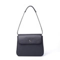 Black Top Grain Cow Leather Underarm Handbag | Handbag | Shoulder Handbag