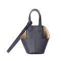 Black Top Grain Cow Leather Bucket Handbag | Crossbody Bag Handbag | Handbag