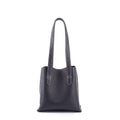 Black Top Grain Cow Leather Mini Tote Handbag | Shoulder Handbag | Bucket Handbag | Crossbody Bag Handbag | Hobo Handbag