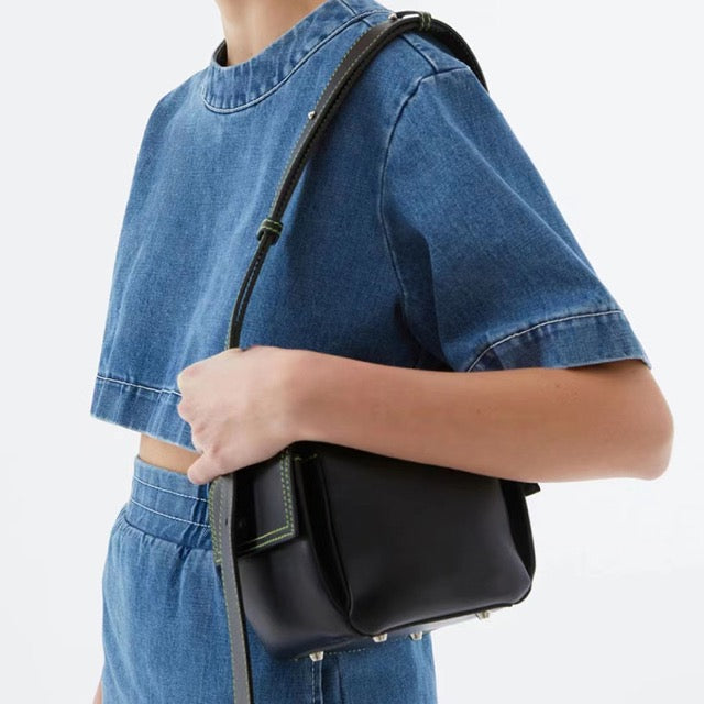 Sunnei Style Handmade Square Handbag | Crossbody Bag Handbag | Handbag