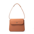 Brown Top Grain Cow Leather Underarm Handbag | Handbag | Shoulder Handbag