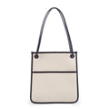 Black Korean Waterproof Canvas Messenger Handbag | Shoulder Handbag | Crossbody Bag Handbag
