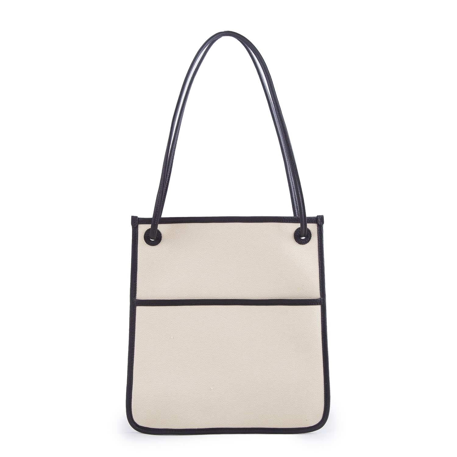 Black Korean Waterproof Canvas Messenger Handbag | Shoulder Handbag | Crossbody Bag Handbag