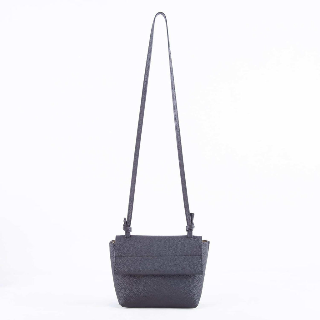 Soft Top Grain Cow Leather Acne Style Mini Shoulder Handbag | Crossbody Bag Handbag