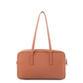 Brown Top Grain Cow Leather Underarm Handbag | Handbag