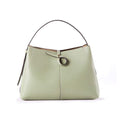 Matcha Green Top Grain Cow Leather Large Capacity Commuter Handbag | Handbag