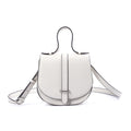 White Top Grain Cow Leather Handmade Designer Saddle Handbag | Handbag | Crossbody Bag Handbag